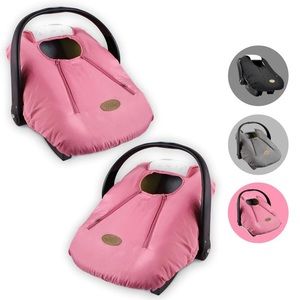 Cozy Cover Pink Car Seat Protective Canopy Cover